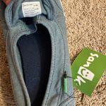Sanuk  NWT blue  canvas slip-on shoes #casualshoes size 8.5  Photo 2