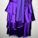 Vintage Cinderella Design‎ Formal Dress with Scarf Purple Photo 2