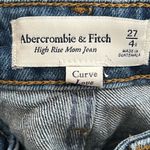 Abercrombie & Fitch  Curve Love High Rise Mom Jeans Women’s 27/4 Photo 1