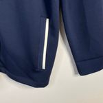 Chico's Zenergy Scuba Contrast Jacket Navy Blue Stretch Athleisure Women 3 XL New Photo 5