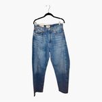 AGOLDE  Split Luna High Rise Pieced Taper Barrel Jeans Medium Wash Cool Girl 28 Photo 2