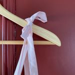 Blu Pepper  Tulle Ruffle Layered Cropped Ribbon Strap Camisole Top Size Large NWT Photo 3