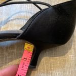 Liz Claiborne Y2K Vintage Satin Strappy Black D'Orsay Heels 6.5 Evening Wedding Photo 7