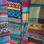 No Boundaries Vest Patchwork SZ M Boho Bohemian Hippie Art Teacher Metallic Photo 4