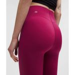 Lululemon  Glow Up Super-High-Rise Tight 25" in Magenta Smoke Size 6 New Photo 2