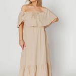 Worth collective Josie dress Tan Size L Photo 0