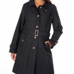 Pendleton Black Waterproof Longline Belted Trench Coat Jacket Size Small NWT Photo 0