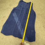 Daisy Fuentes  knit  sweater vest blue size L NWOT Photo 4