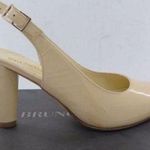 Womens Bruno Magli Sling Back Pump Patent Leather Size 6.5 Photo 0