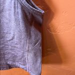 Brown Sleeveless Crop Tank Top with Mandarin Collar Size M Photo 2