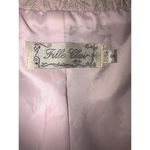 Fille Clair Pink Floral Jacquard Embroidered Jacket Size S Lace Trim Grannycore Photo 3