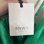 RUNAWAY THE LABEL NWT Leah Maxi Dress Emerald Green Large Photo 4