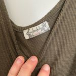 Free People  green tank Photo 1