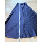 Vintage Navy Blue Formal‎ Maxi Skirt A Photo 2