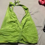 Peppermayo  Betty Halter top in lime green size 4 Photo 3