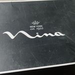 Nina NY Corita Silver Metallic Heels Size 8.5 Medium Photo 15