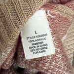 No Comment NWT  Striped Pullover knit cropped sweater Size L Photo 2