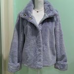Philosophy NWT Periwinkle GORGEOUS Faux Fur Jacket M Photo 0