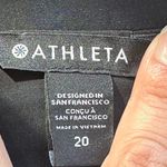 Athleta  Classic Black Blazer Avenue 1 snap button eurolux Stretchy Fabric Sz 20 Photo 11