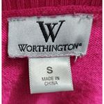 Worthington Pink Sleeveless Knit Top Casual Summer Sweater Vest Size Small Photo 2