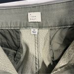 A New Day  Olive Green Belted Denim Pants Size 10‎ Photo 4