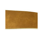 Calvin Klein  Leather Belt Womens Small Bone White Gold Buckle Wide $45 MSRP NWT Photo 4