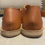 Women’s Artisan Handmade Embroidered Leather Mexican Huarache Sandals, Size 9 Brown Photo 3