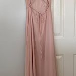 Lulus feel the rush blush ruffled lace up backless maxi dress Photo 2