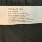 Ymi  Size 13 Classic Long Black Denim With Front Slit. New With Tags. Photo 6