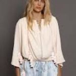 Briony Marsh Blush Pink Tassel Top Size 10 Size M Photo 6