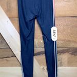 New Balance Women’s Leggings Small Coral & Grey Colorblock With Navy Blue NB dry Photo 9