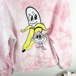 Bananas Monkey 2 Dye 4 Graphic Print Tie Dye Hoodie Unisex Large Photo 5