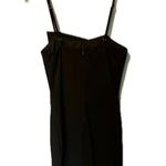Lulus Lulu’s Drinks On Me Black Sleeveless Pleated Bodycon Dress Size Medium Photo 3
