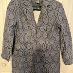 Dialogue New Black Brocade Blazer Photo 0