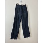PTCL Ethical Clothing Wide Leg Distressed Denim Black Jeans Size 25 (K19) Photo 1