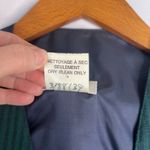 Clichy Green & Navy Striped 100% Wool Button Front Vest Crested Buttons Size 10 Photo 7