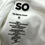 SO  Junior Sporty Mini Tennis Dress Skort Spaghetti Straps Activewear White S Photo 4