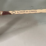 Oscar de la Renta Scalloped Aviator Sunglasses Mod 3060 770 Photo 6