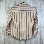 Robert Graham Robert‎ Graham Top Womens S Striped Colorful Coastal Cowgirl Button Up Flip Cuff Photo 6