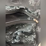 PINK - Victoria's Secret  Silver Sequin Backpack in Black Photo 2