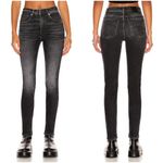 R13  High Rise Skinny Jeans in Morrison Black Size 25 Photo 1