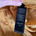 Free People Unworn  Velvet Maxi Top Dress Duster XS Small Yellow Gold Oversized Photo 10