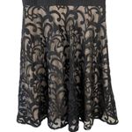 Maggy London fit and flare dress mesh top lace skirt women’s Size 8 Photo 7