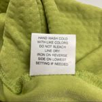 Valerie Stevens Women’s Green Studded Top Size Large Short Sleeves Cowl Neck Photo 2