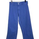 Universal Threads Universal Thread Women's High-Rise Sailor Wide Leg Ankle Jeans in Blue Size 10 Photo 1