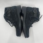 Munro Buckley Boots Size 7.5 Black Nubuck Leather Lace Up Zipper Buckle NWOT Photo 9