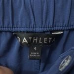 Athleta Atleta Women's Navy Blue Paperbag Waist Pants Photo 4