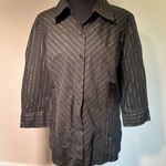 Apostrophe  Vintage Striped Stretch Shirt Photo 4