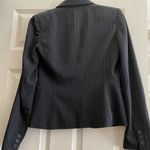 Tahari  Women's Blazer Jacket Size 4 Black With White Pinstripe Photo 1