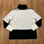 Summersalt  Sweater Womens Small Cashmere Fine Merino Wool Two Tone White Black Photo 7